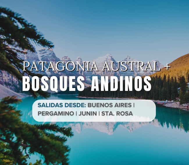 PATAGONIA AUSTRAL + BOSQUES ANDINOS - Salida Grupal - 23/01 � 02 y 25/02 � 19 y 29/03